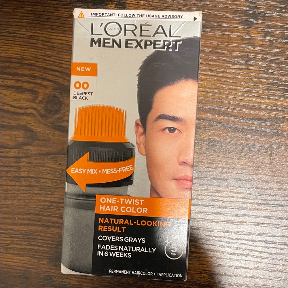 L'Oreal Men Expert One-Twist Hair Color - Deep Black